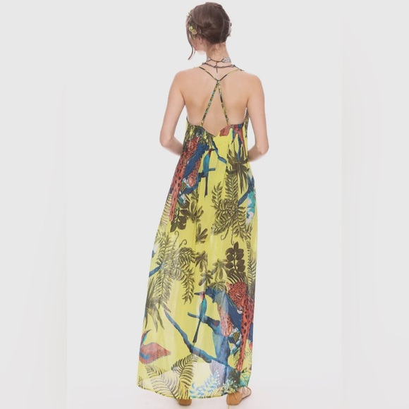 Aratta 🌸Tropical Print Maxi Dress - Picture 2 of 4